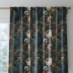 Darkened Peony - Curtain Panel - The Drapery