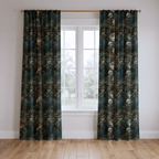 Darkened Peony - Curtain Panel - The Drapery