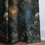 Darkened Peony - Curtain Panel - The Drapery