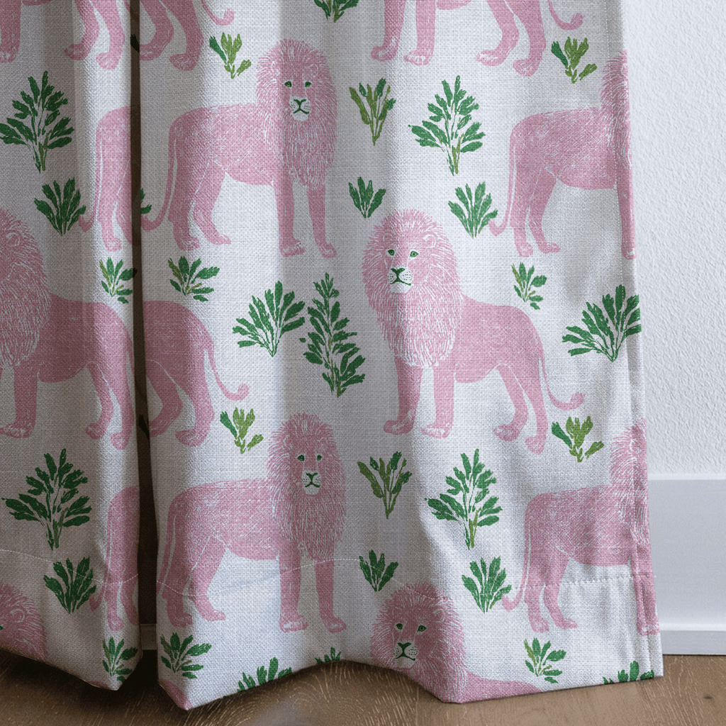 Dashiell Lion - Curtain Panel - The Drapery