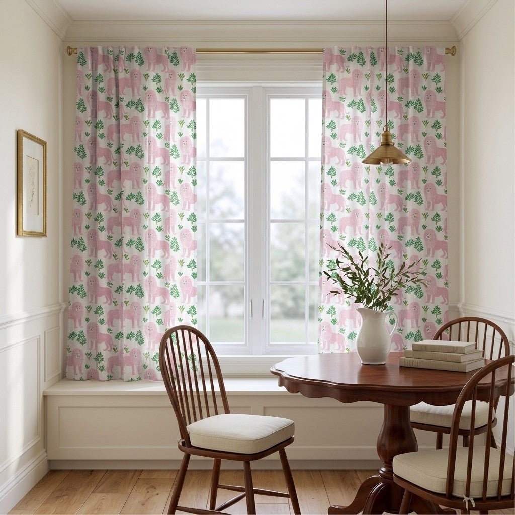 Dashiell Lion - Curtain Panel - The Drapery