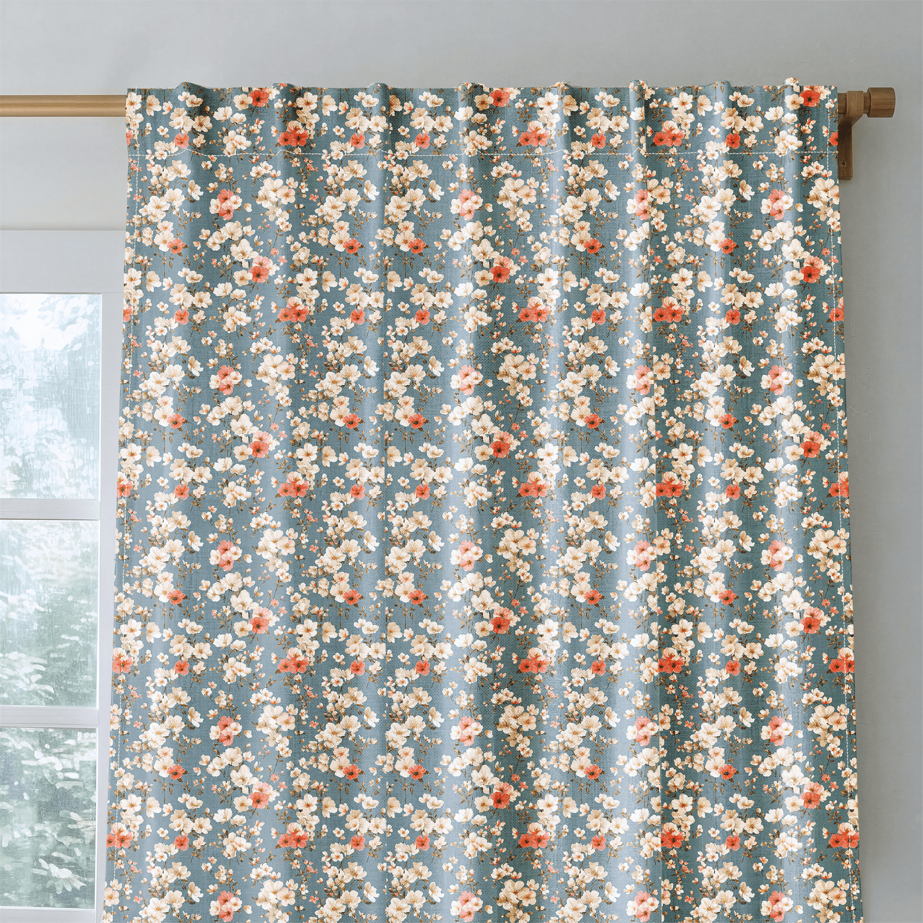 Davenant Bloom - Curtain Panel - The Drapery