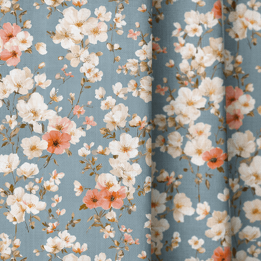 Davenant Bloom - Curtain Panel - The Drapery