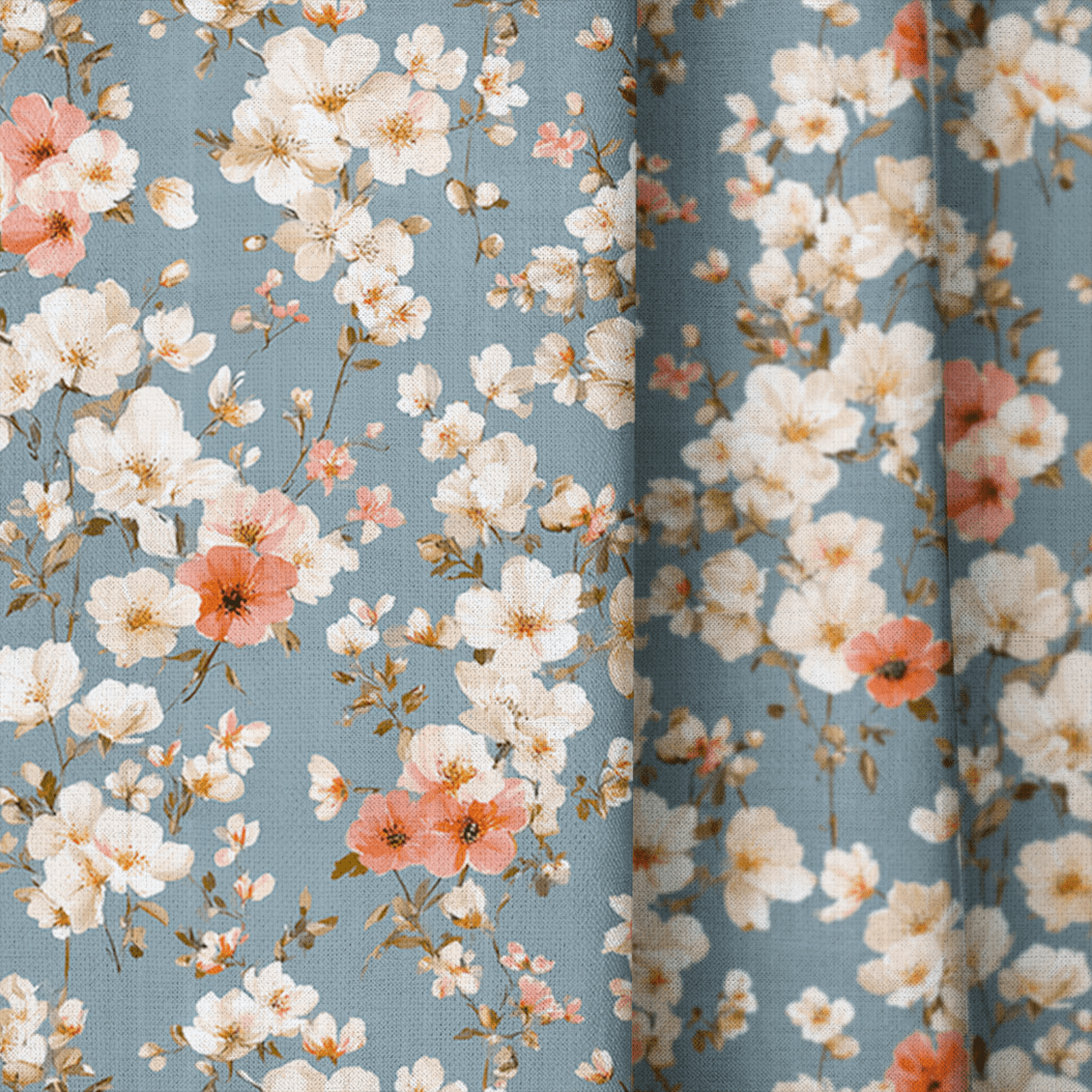 Davenant Bloom - Curtain Panel - The Drapery