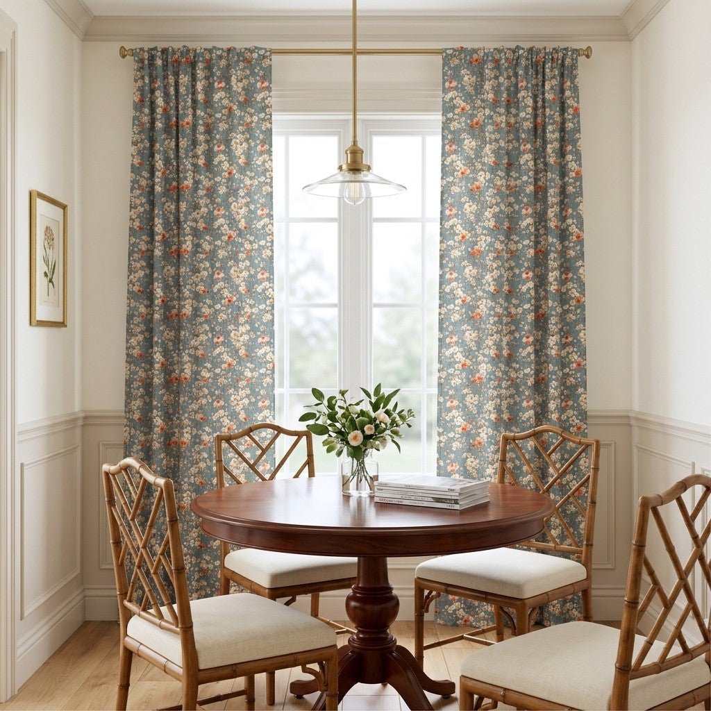 Davenant Bloom - Curtain Panel - The Drapery