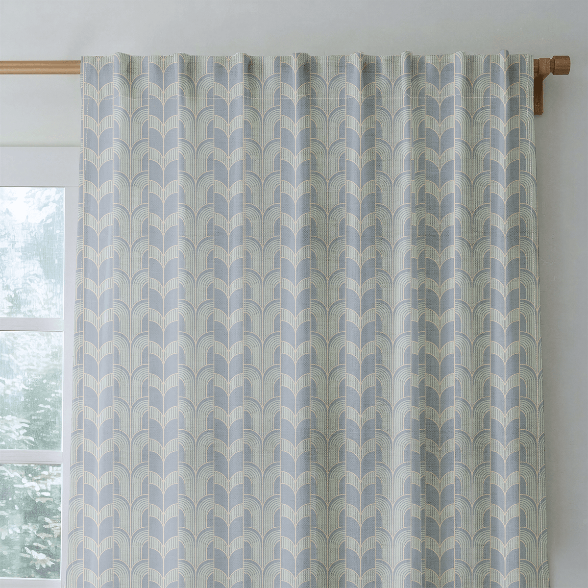 Deco Arcade - Curtain Panel - The Drapery