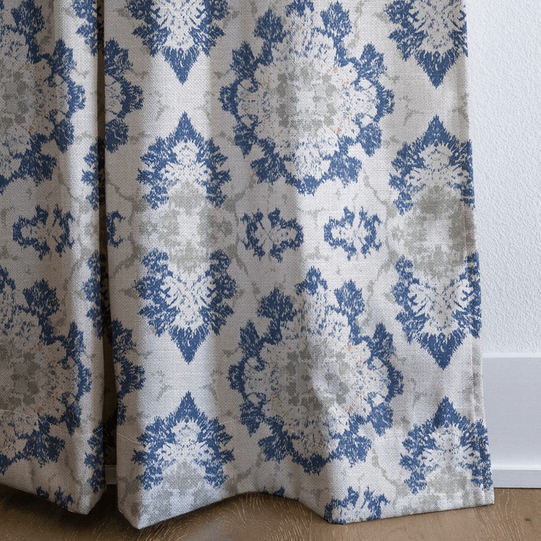 Deily Damask - Curtain Panel - The Drapery