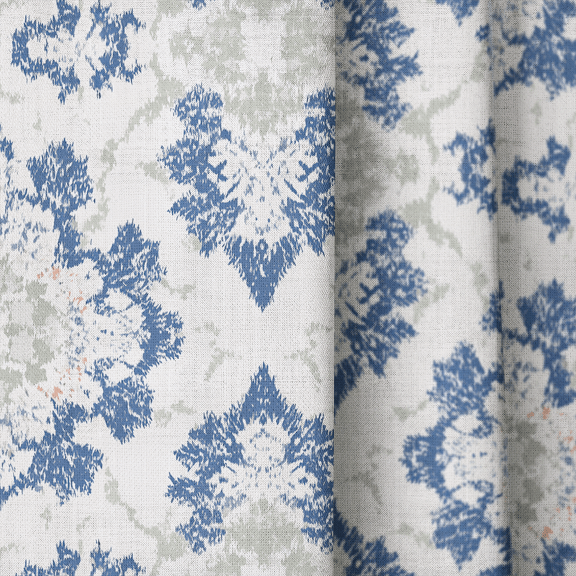 Deily Damask - Curtain Panel - The Drapery