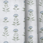 Delphine Sprig - Curtain Panel - The Drapery