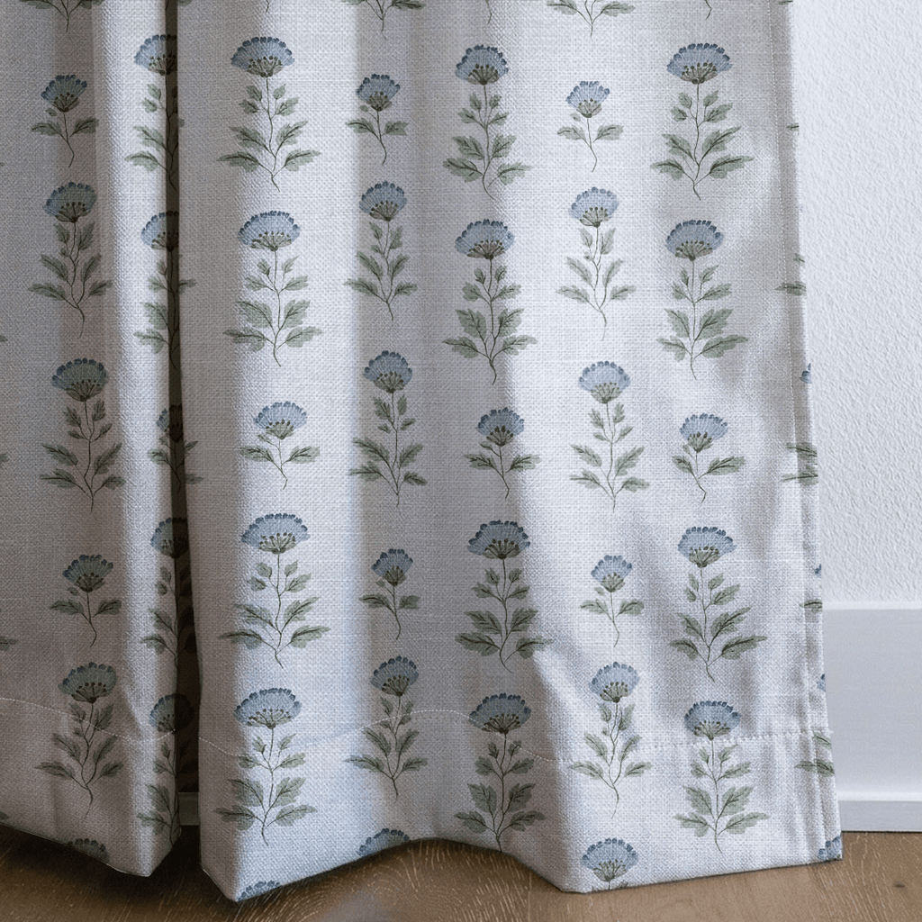 Delphine Sprig - Curtain Panel - The Drapery