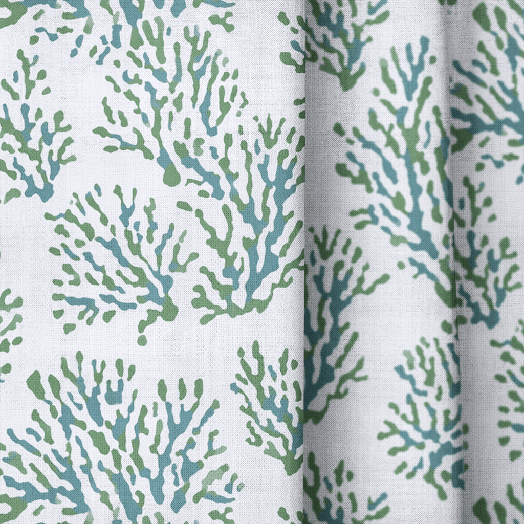 Denholm Coral - Curtain Panel - The Drapery