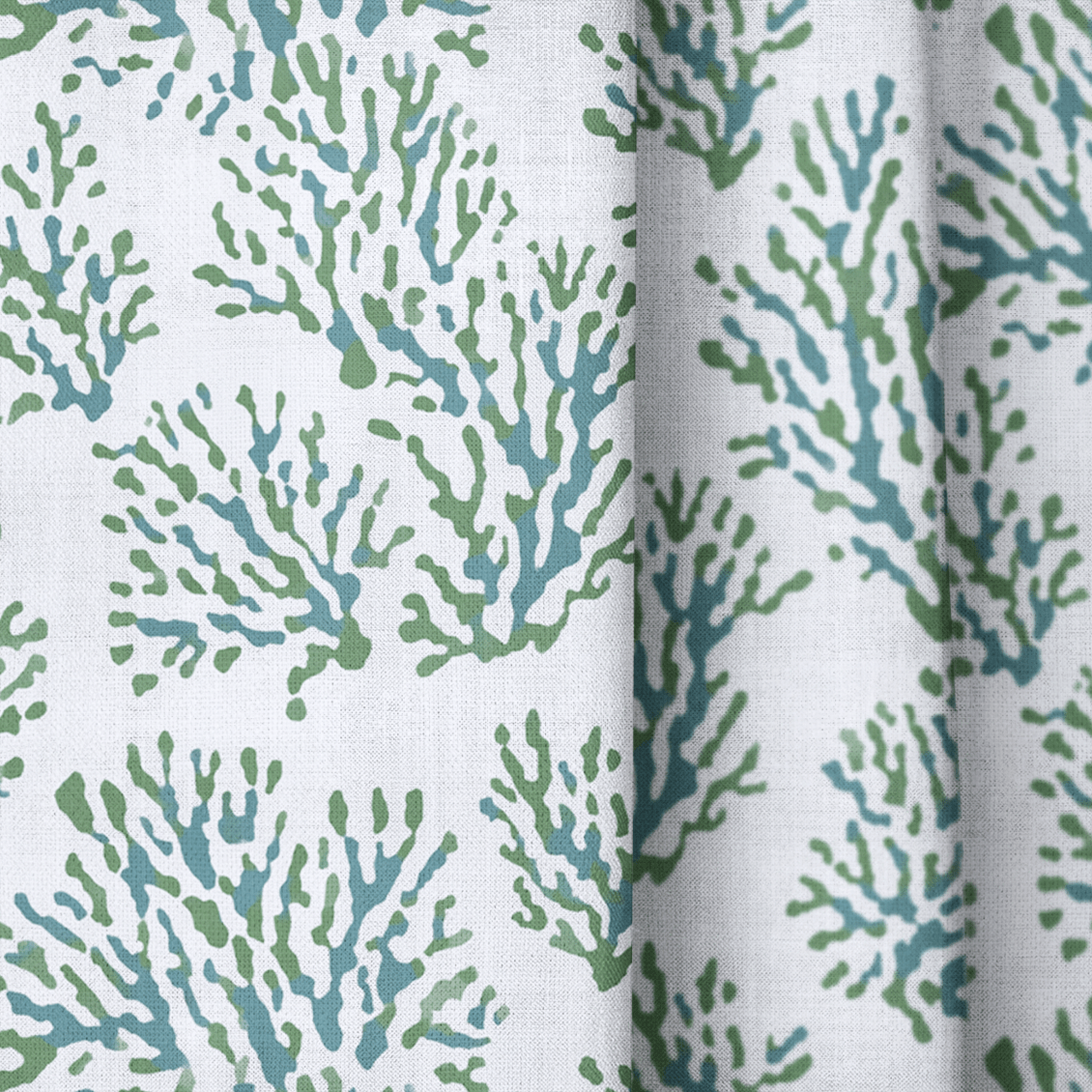 Denholm Coral - Curtain Panel - The Drapery
