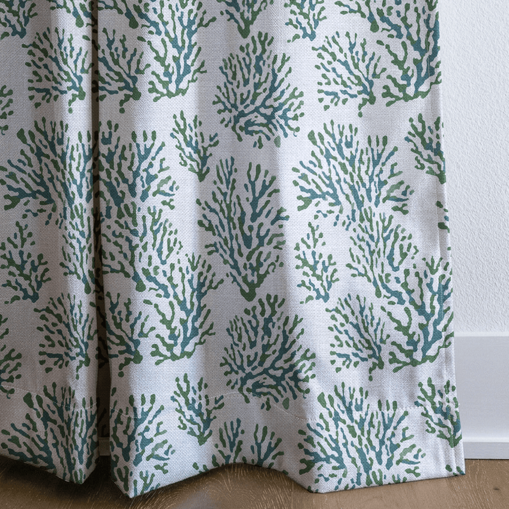 Denholm Coral - Curtain Panel - The Drapery