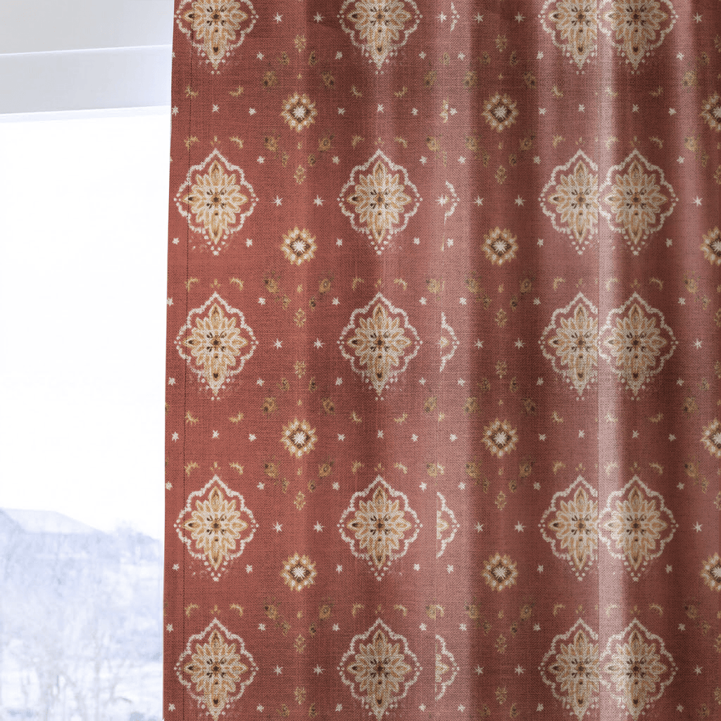 Desert Bloom - Curtain Panel - The Drapery