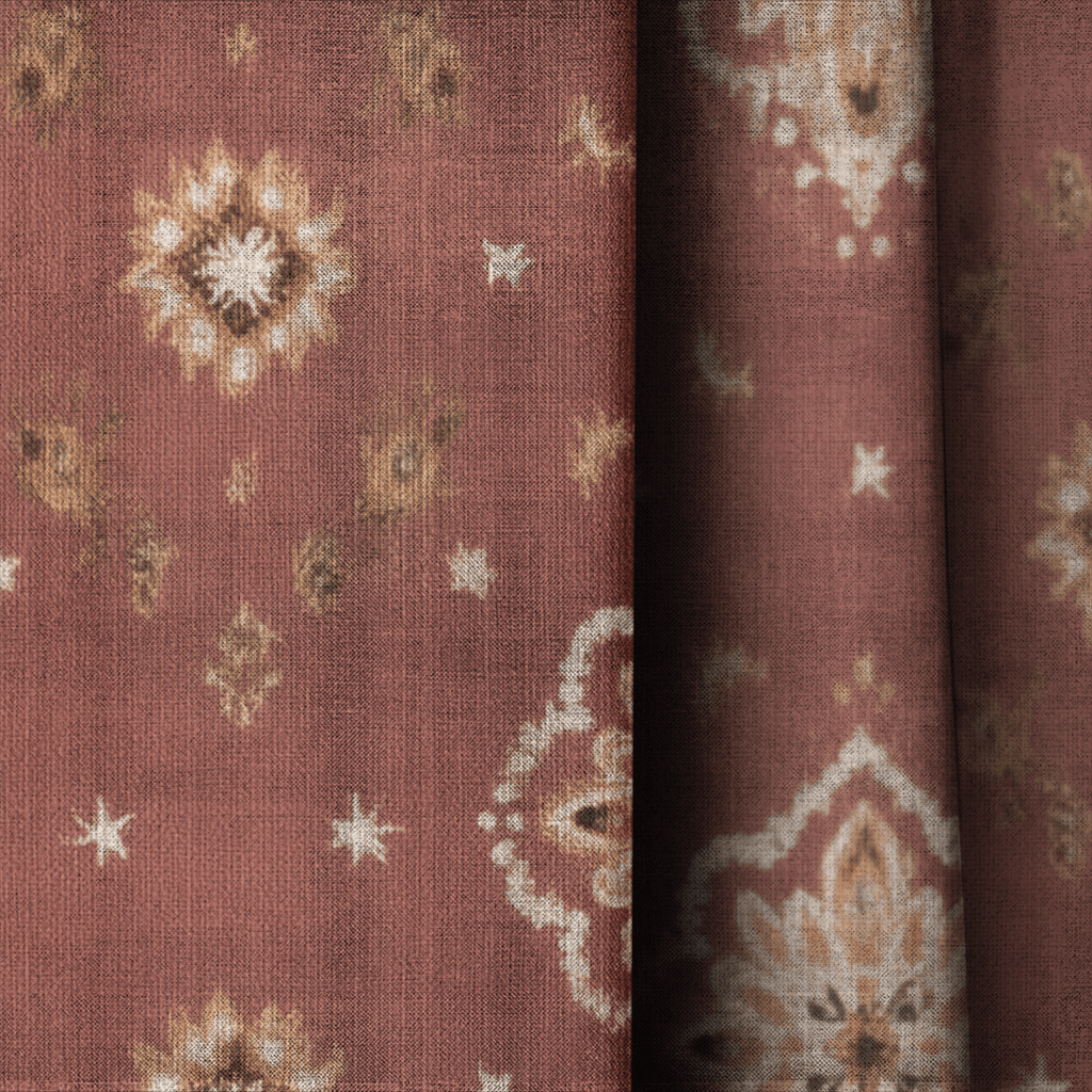 Desert Bloom - Curtain Panel - The Drapery