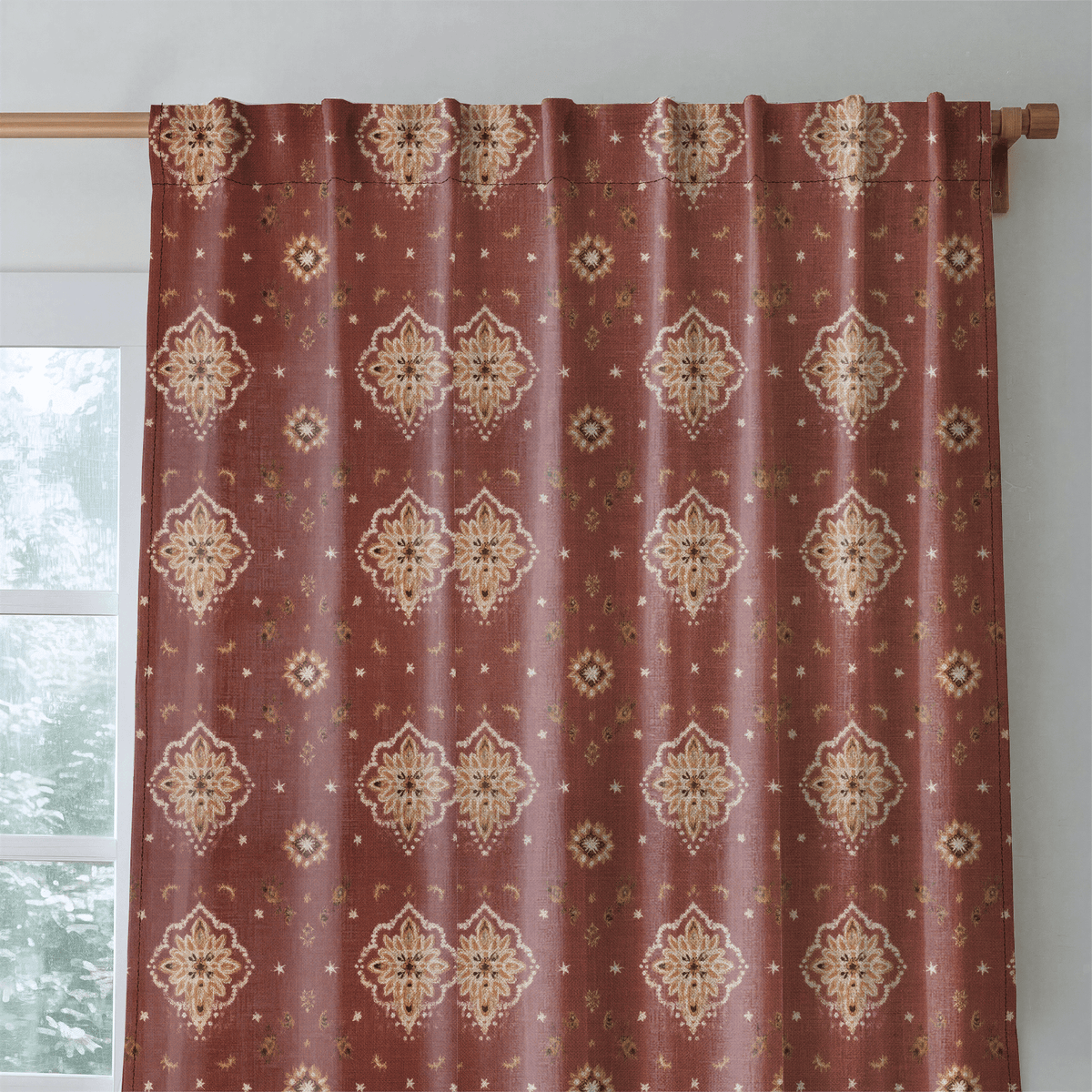 Desert Bloom - Curtain Panel - The Drapery
