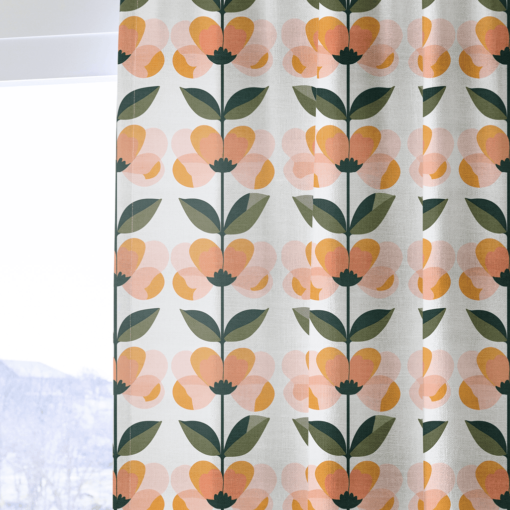 Disco Daisy - Curtain Panel - The Drapery
