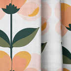Disco Daisy - Curtain Panel - The Drapery