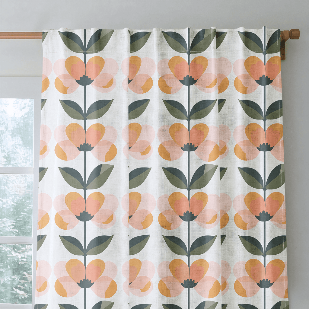 Disco Daisy - Curtain Panel - The Drapery