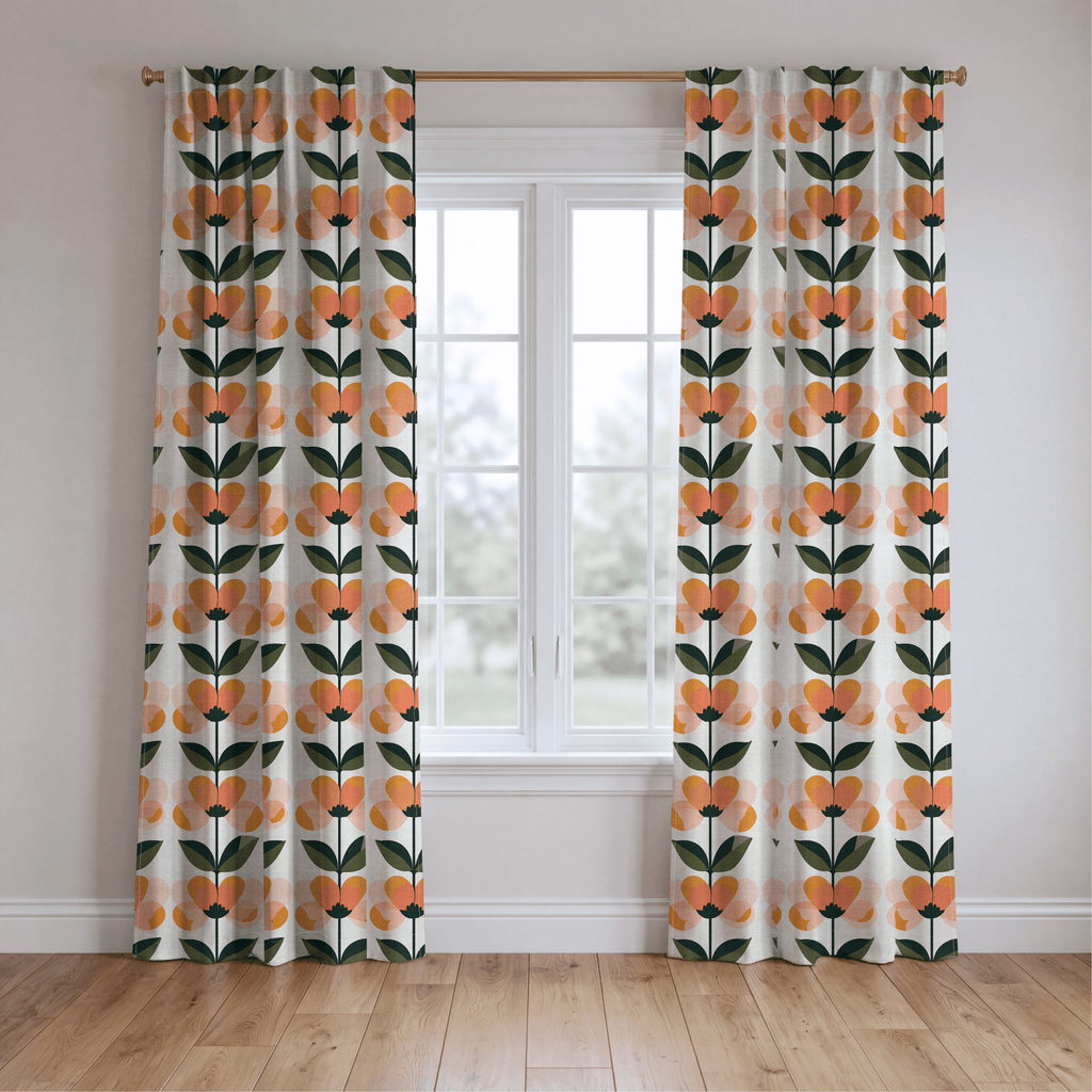 Disco Daisy - Curtain Panel - The Drapery