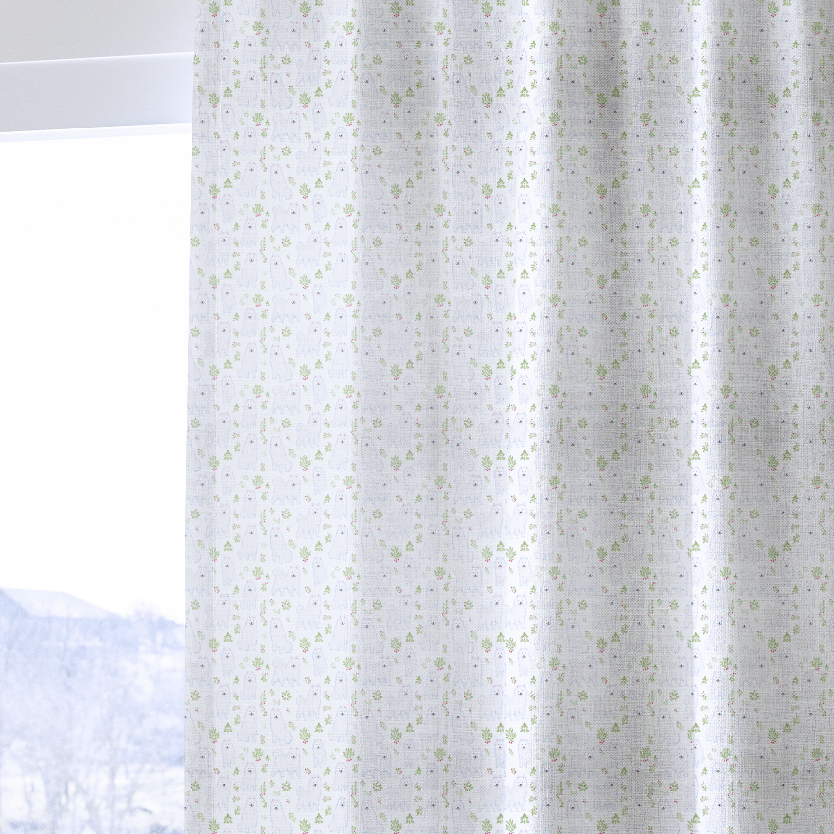 Domesticated Wild - Curtain Panel - The Drapery