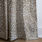 Dotted Fawn - Curtain Panel - The Drapery