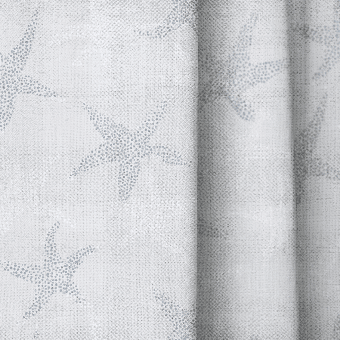 Dotted Starfish - Curtain Panel - The Drapery