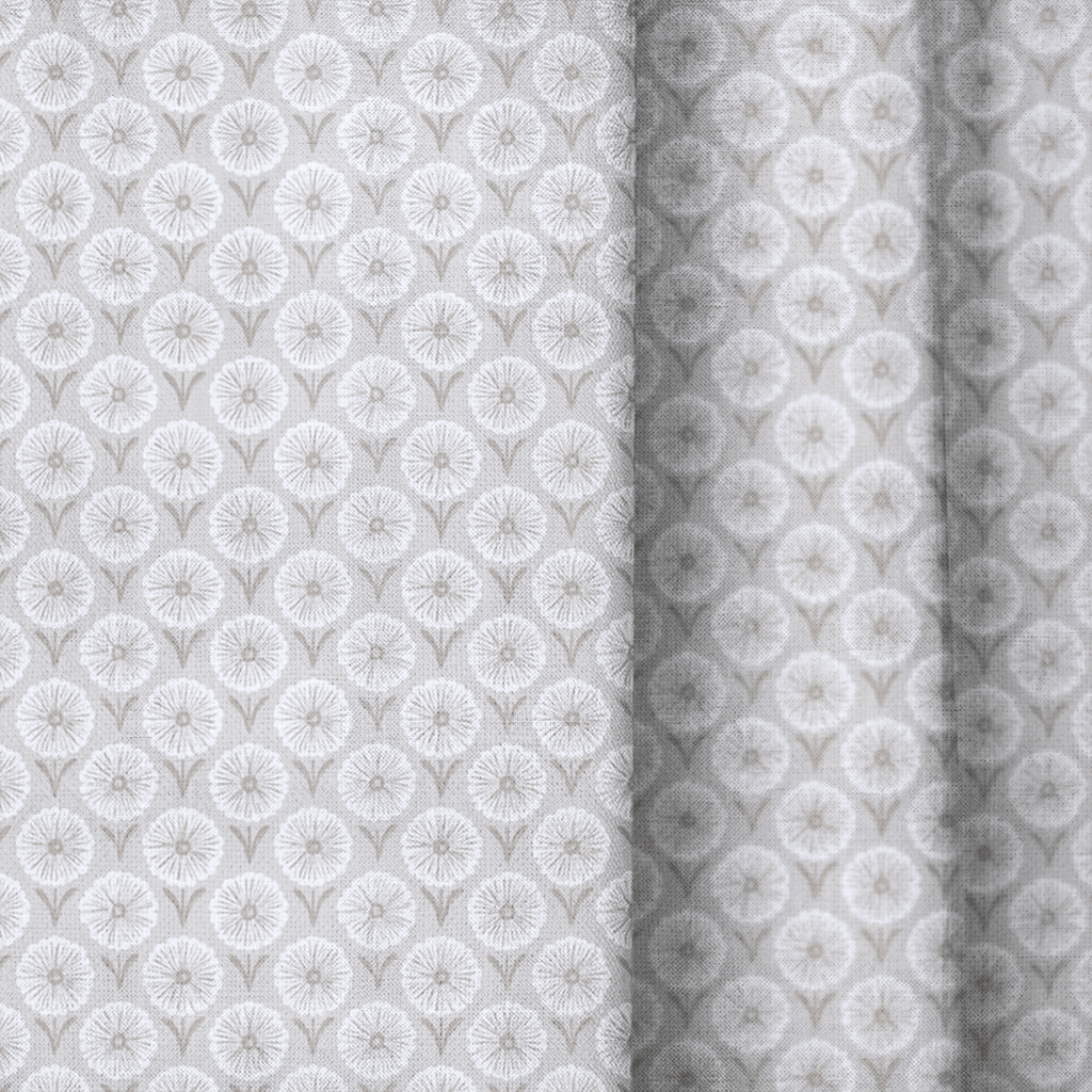 Dove Blossom - Curtain Panel - The Drapery
