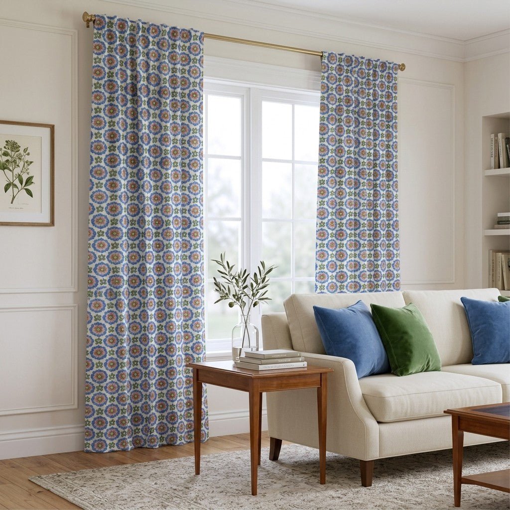 Dovrin Medallion - Curtain Panel - The Drapery