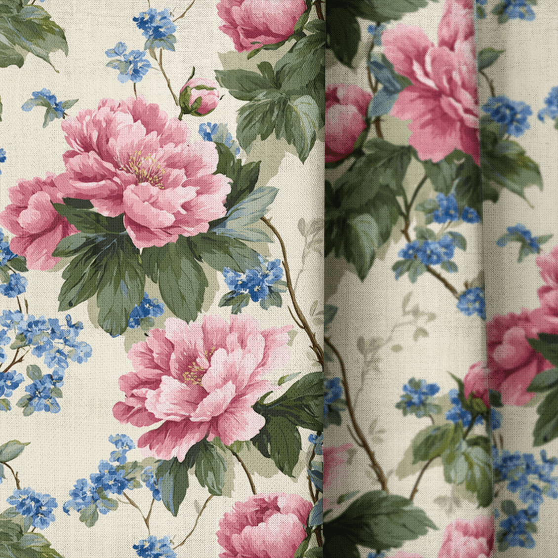 Drayke Blossoms - Curtain Panel - The Drapery