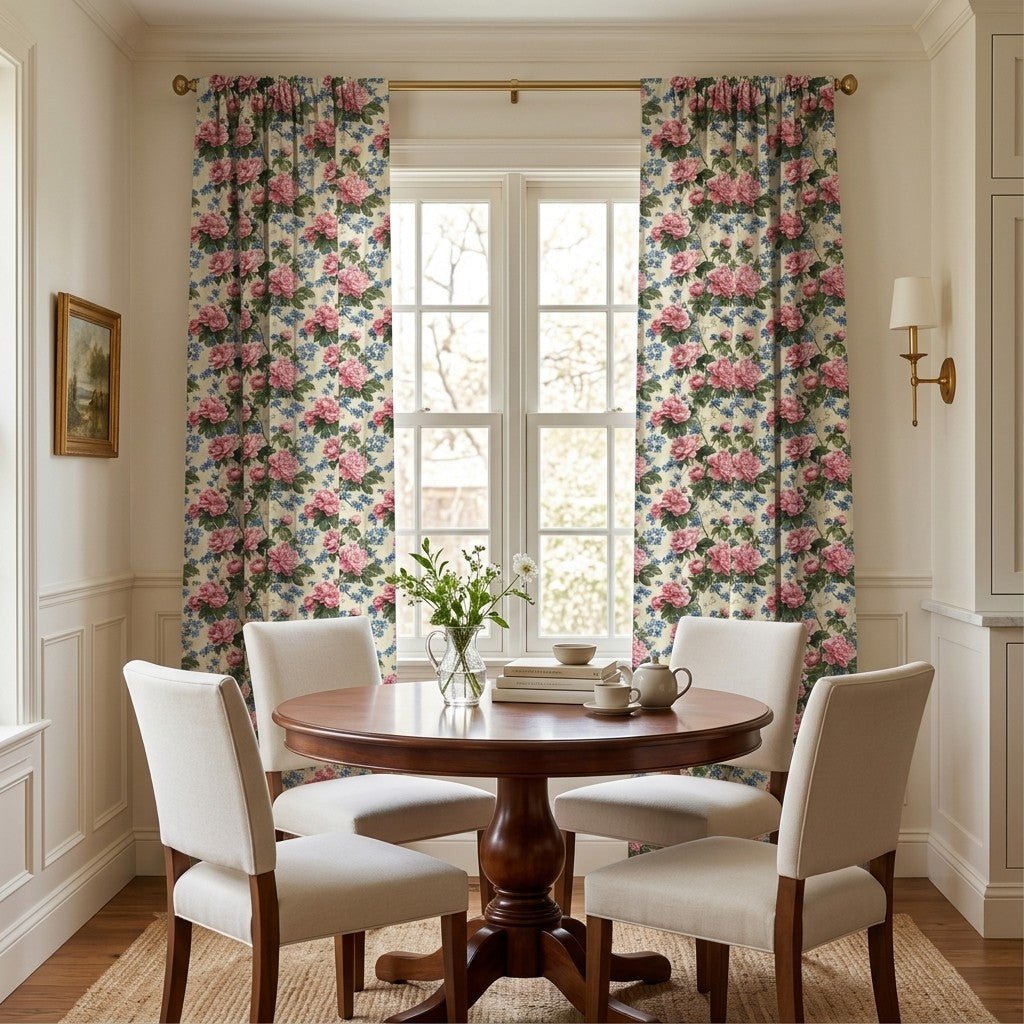 Drayke Blossoms - Curtain Panel - The Drapery