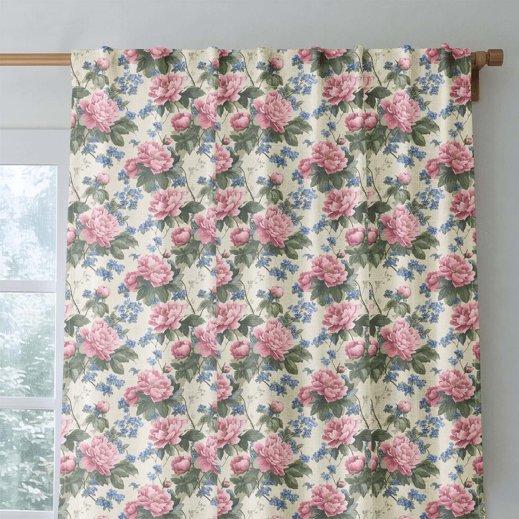 Drayke Blossoms - Curtain Panel - The Drapery