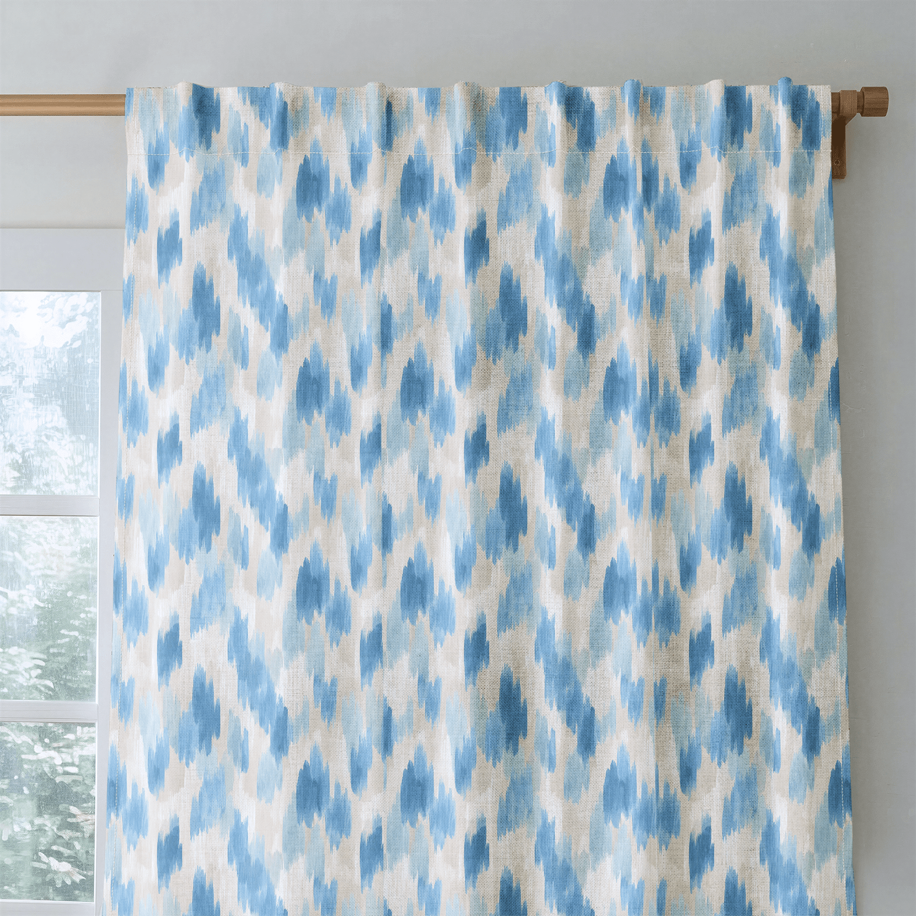 Dream Blue - Curtain Panel - The Drapery