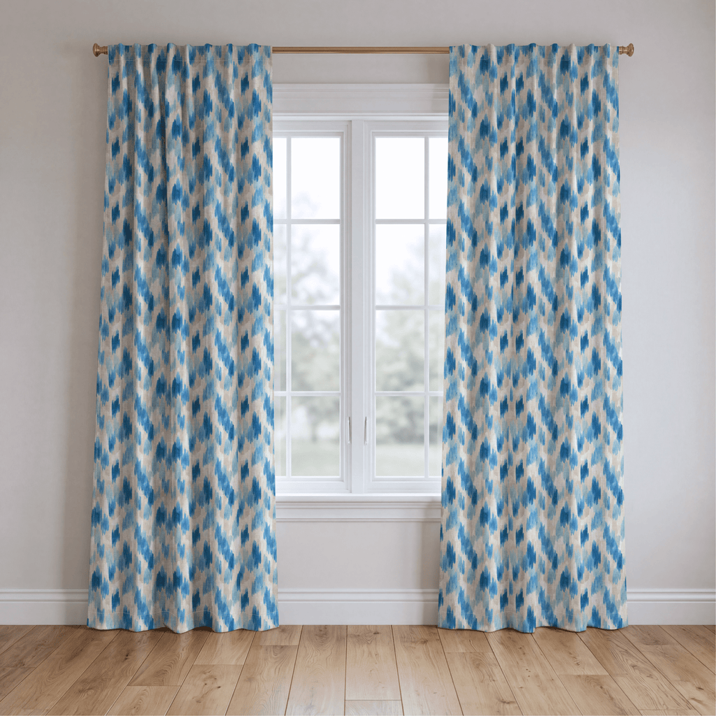 Dream Blue - Curtain Panel - The Drapery