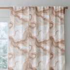 Drifted Layers Pattern - Curtain Panel - The Drapery