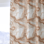 Drifted Layers Pattern - Curtain Panel - The Drapery
