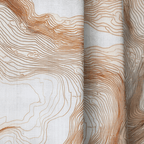 Drifted Layers Pattern - Curtain Panel - The Drapery