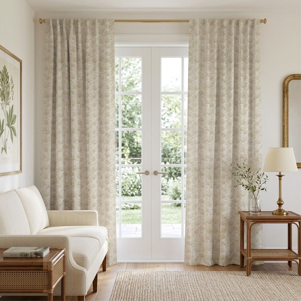 Drifting Petals - Curtain Panel - The Drapery