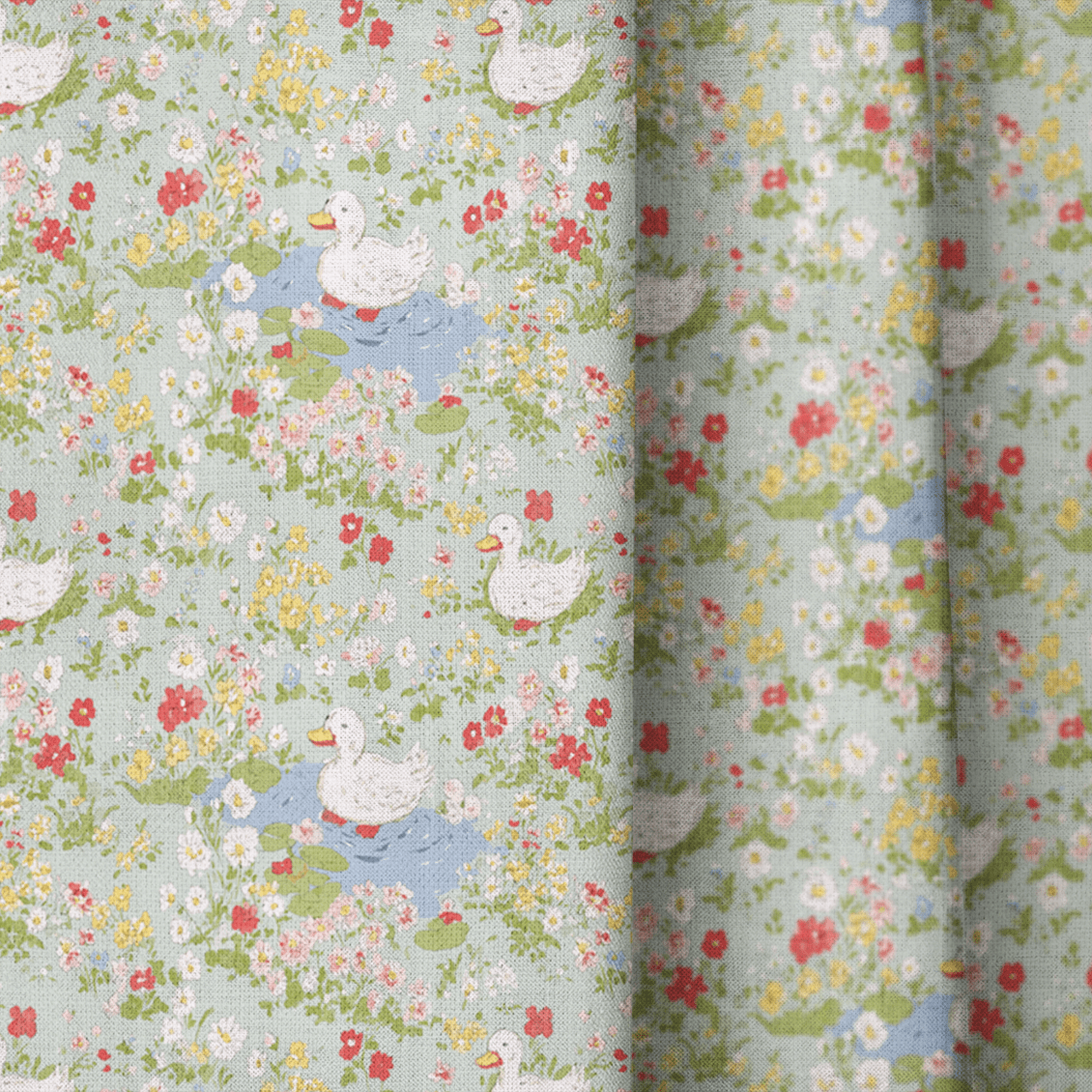 Duck Pond - Curtain Panel - The Drapery