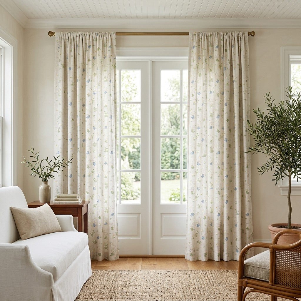 Ducklings in the Rain - Curtain Panel - The Drapery