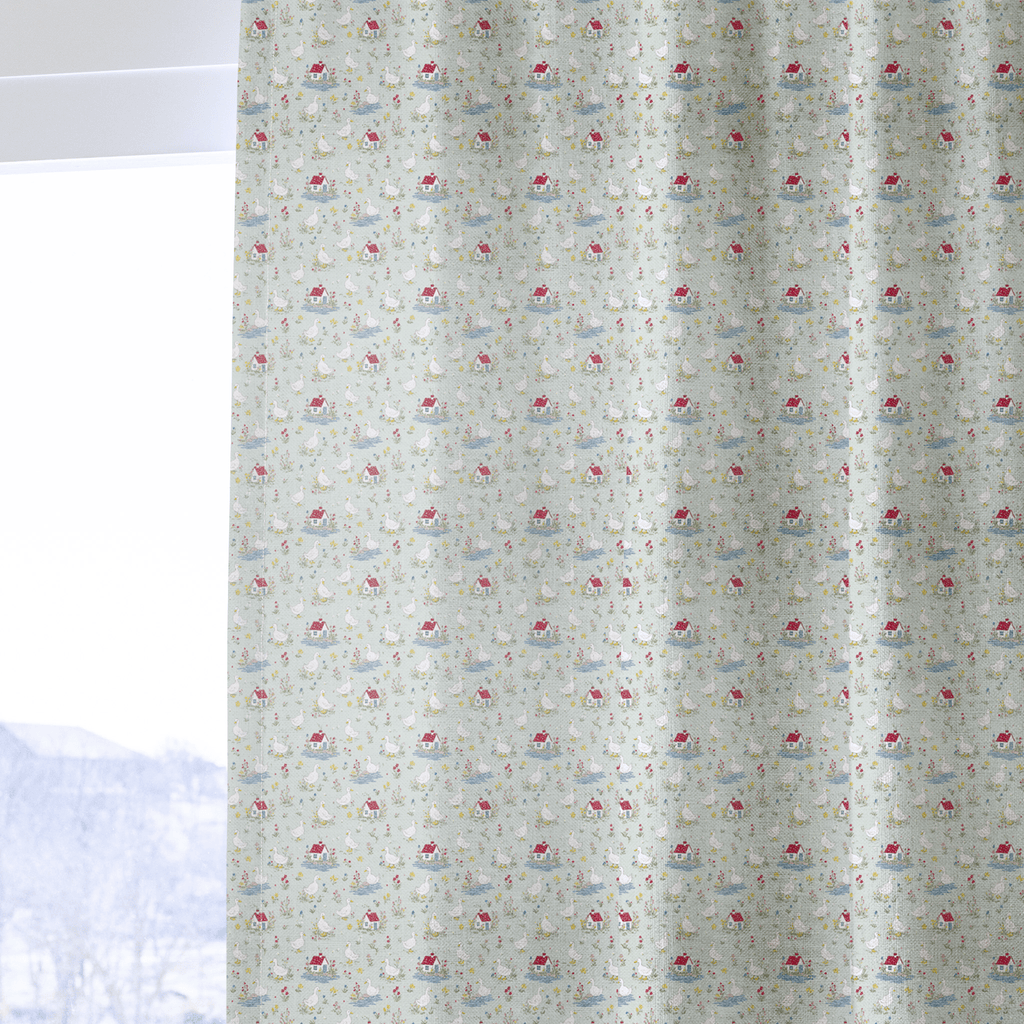 Ducks on the Loose - Curtain Panel - The Drapery