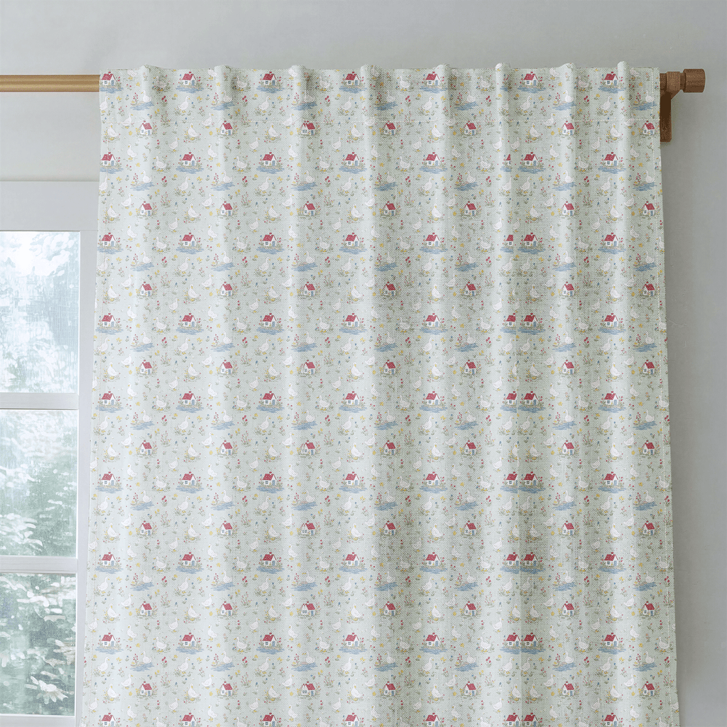Ducks on the Loose - Curtain Panel - The Drapery