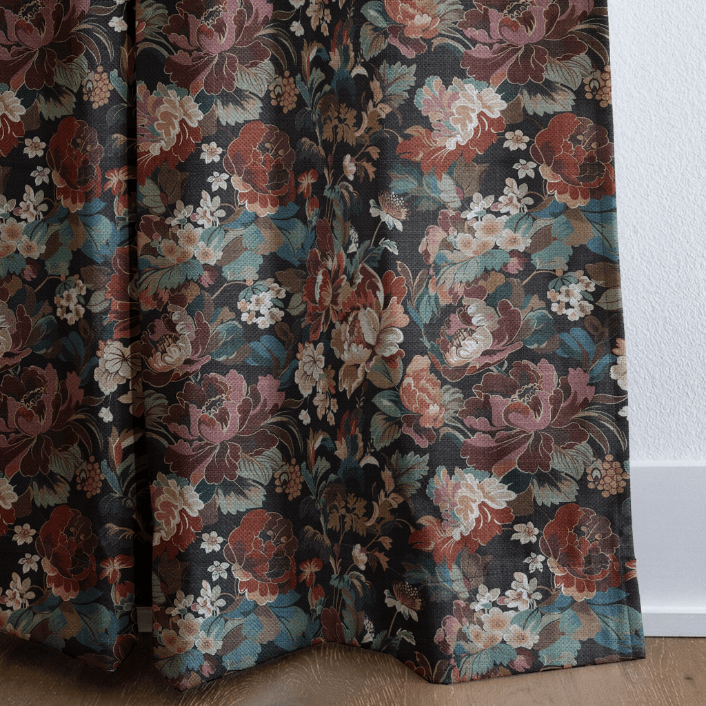 Dusk Peony - Curtain Panel - The Drapery