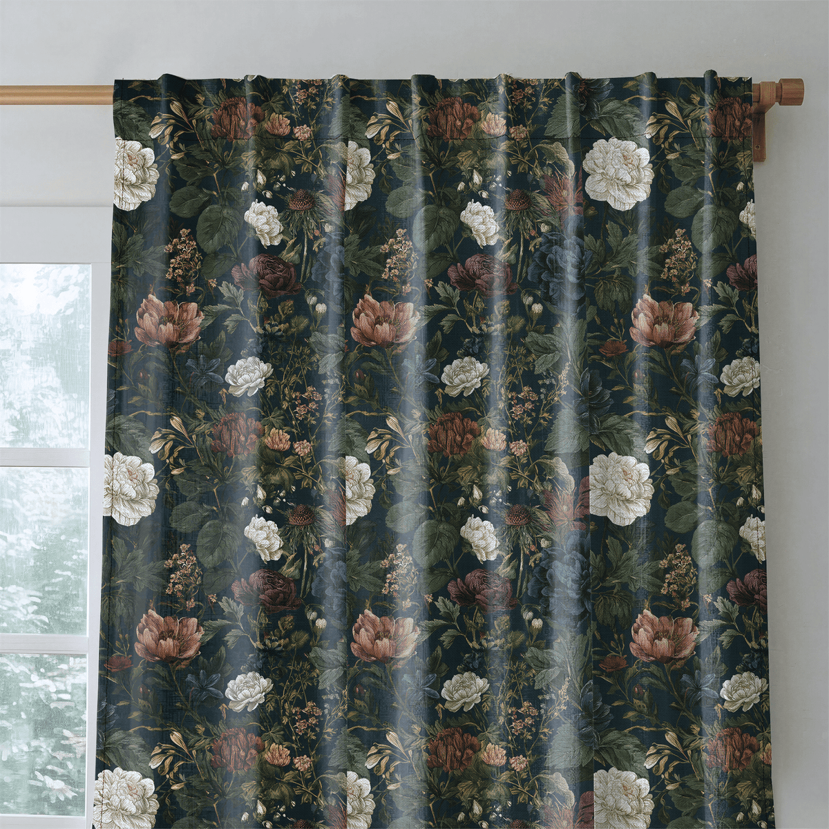 Dutch Garden - Curtain Panel - The Drapery