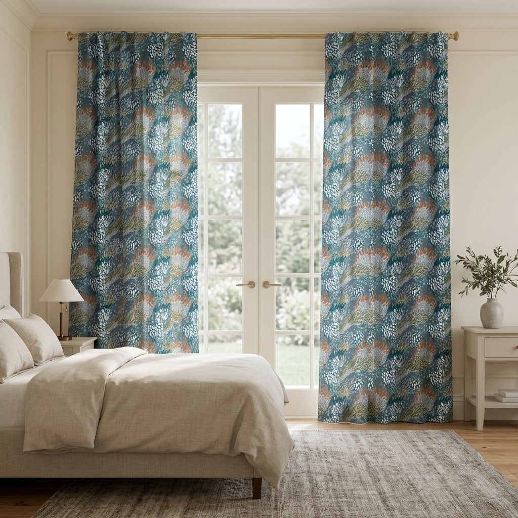 Wisteria Sky - Curtain Panel - Serene Bedroom