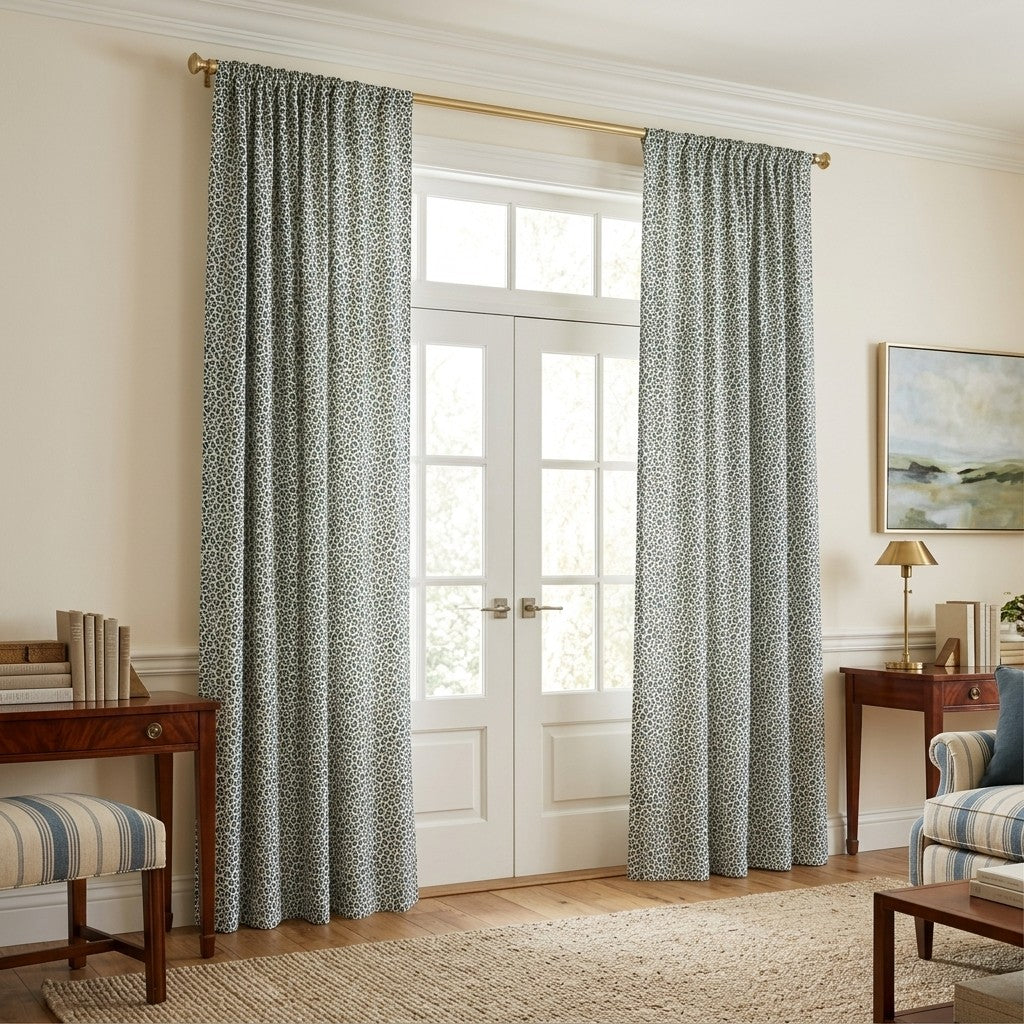 Caedric Leopard - Curtain Panel - Classic Living Room