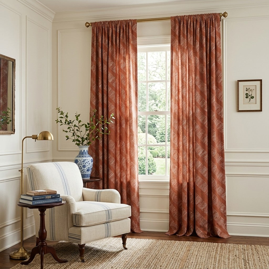 Danielle Claire - Curtain Panel - Polished Sitting Room