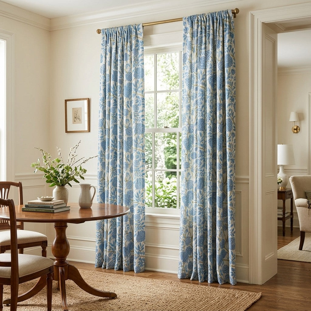 Clover Bell - Curtain Panel - Breakfast Nook