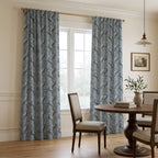 Blue Everette - Curtain Panel - Breakfast Nook