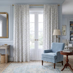 East Coast Hydrangeas - Curtain Panel - The Drapery